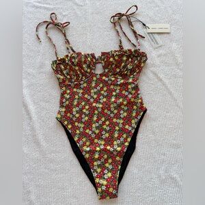 Montce Petal One Piece - Sienna Floral - Small - NWT, never worn